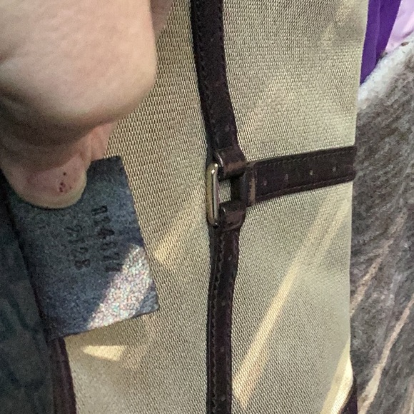 GUCCI SHERRY LINEshoulder bag hobo beige /brown canvas leather interlocking - Picture 9 of 13